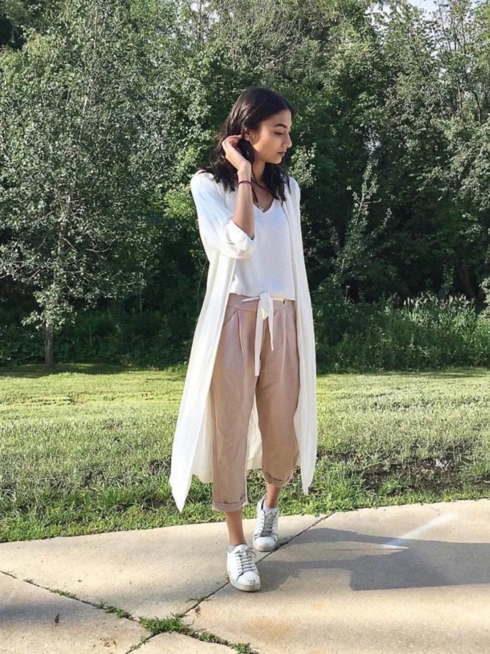 Aritzia Wilfred Allant Cropped Linen Pant Size 2